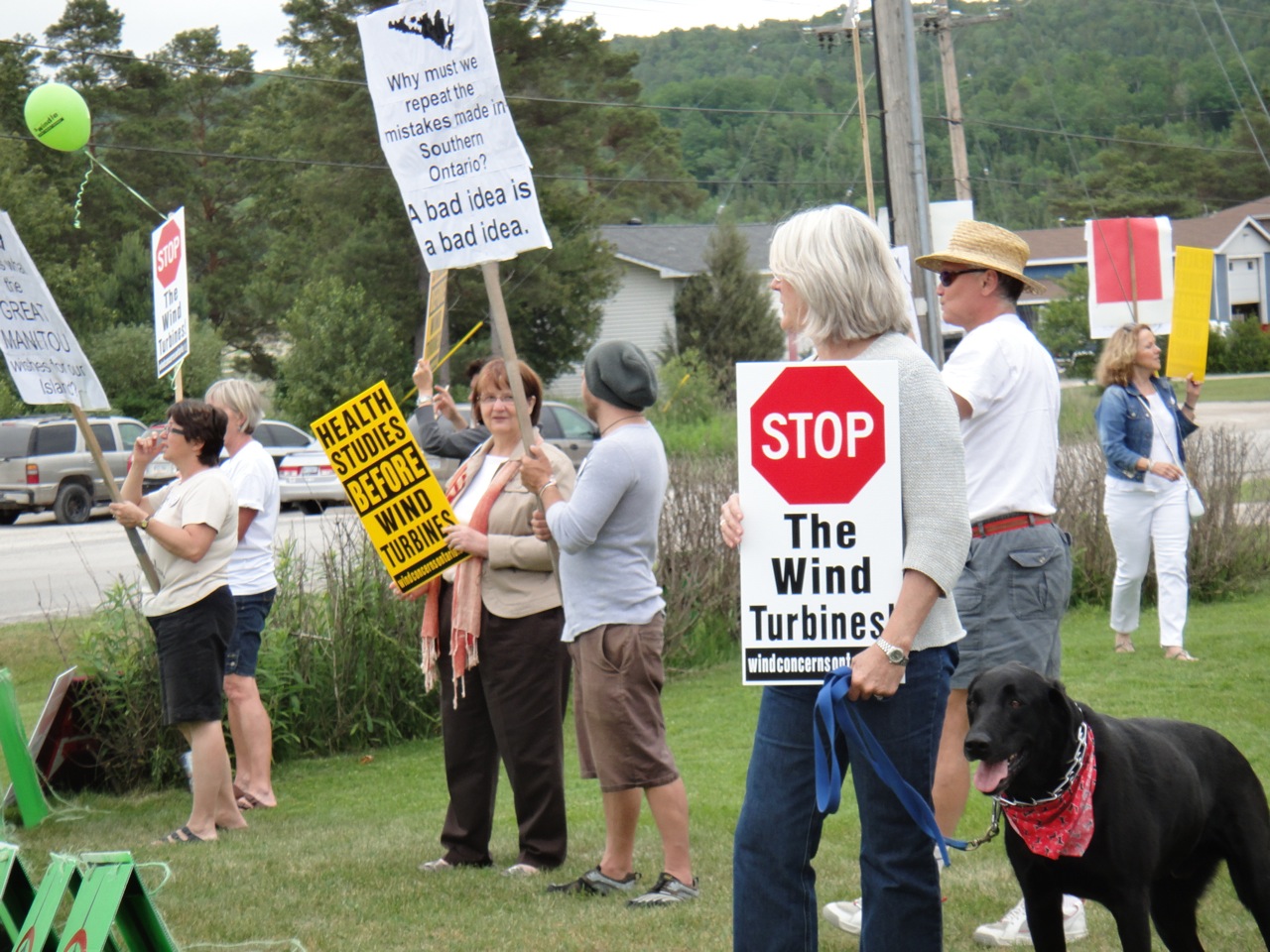M'Cheeging Protesters