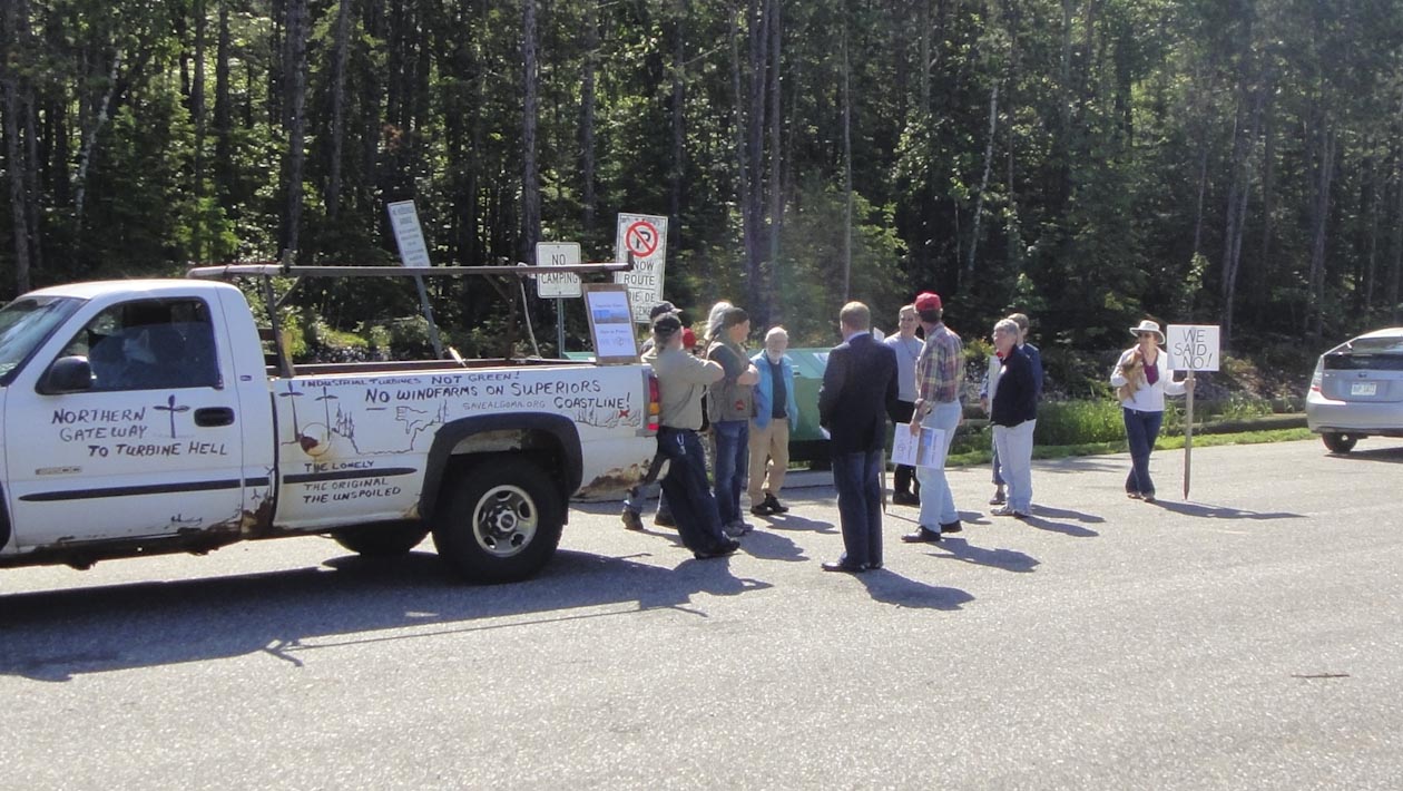 Montreal River protesters