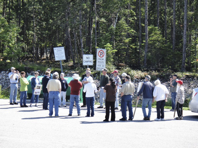 Montreal River protesters
